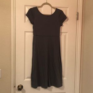 Fabulous Theory gray knit dress size S